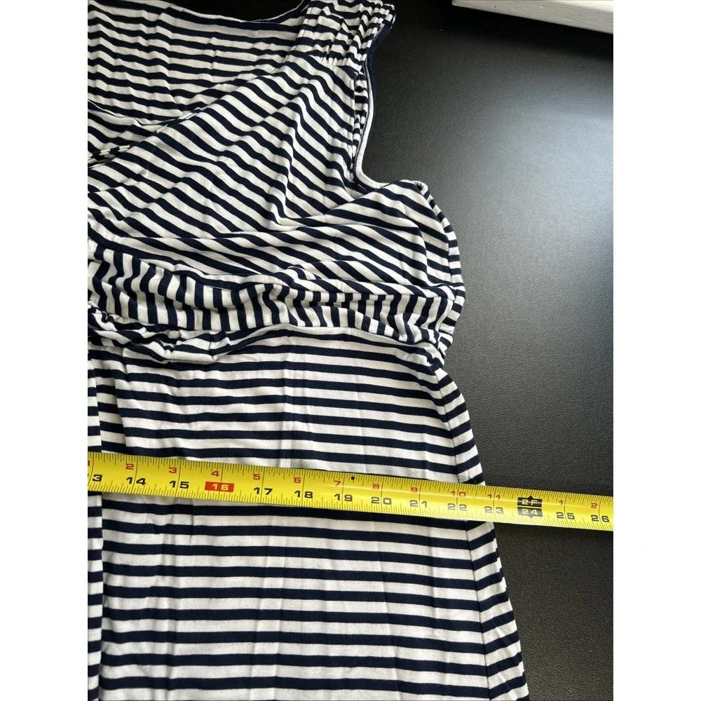 Style & Co‎ Women's 3X Striped Nautical Sleeveless Midi Dress Stretch Comfort